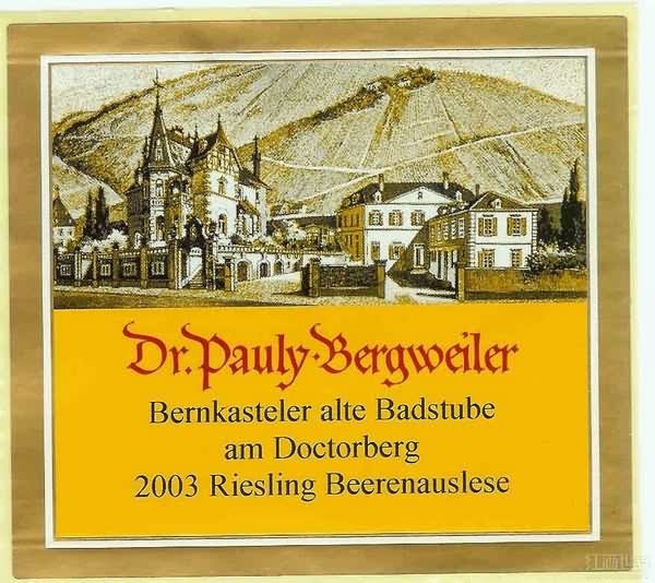 Dr Pauly Bergweiler Wehlener Sonnenuhr Riesling