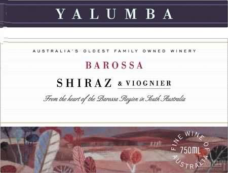 御兰堡西拉-维欧尼干红葡萄酒  英文名: yalumba shiraz - viognier